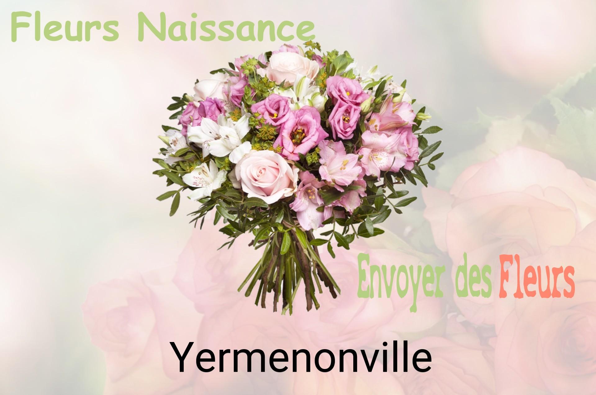 Bouquet de fleurs de naissance livré à Yermenonville